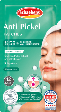 Schaebens Anti pimple patches impure skin, 12 hours
