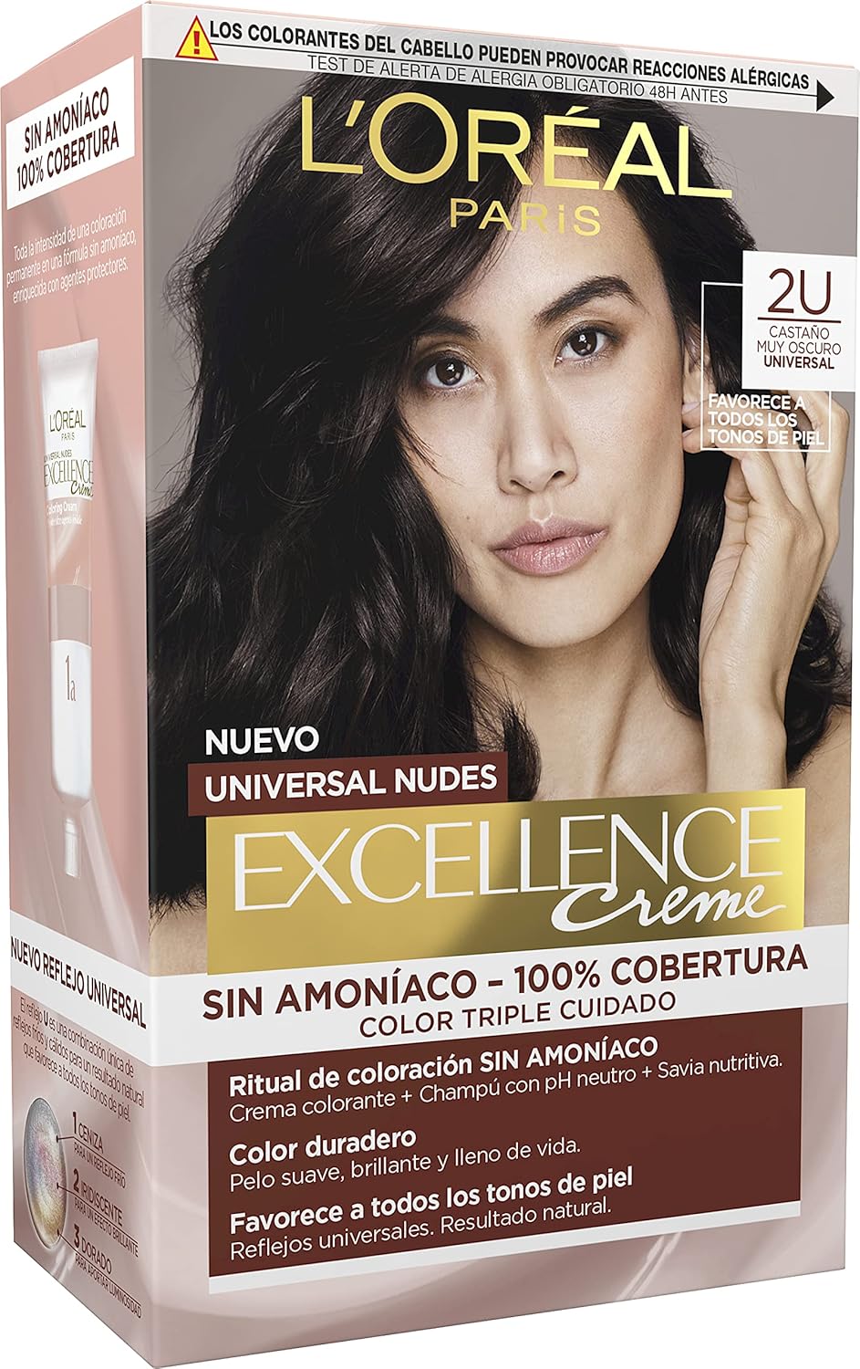 Excellence Creme Universal Nudes Ink 2U-Darkest Brunette