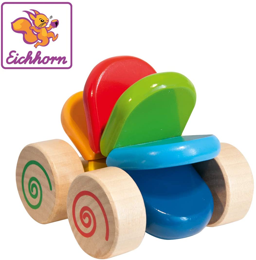 Eichhorn 100003454 Eh Sliding Car With Motion, 9 Cm, Gugerbaum Mdf, Kt, 1J+