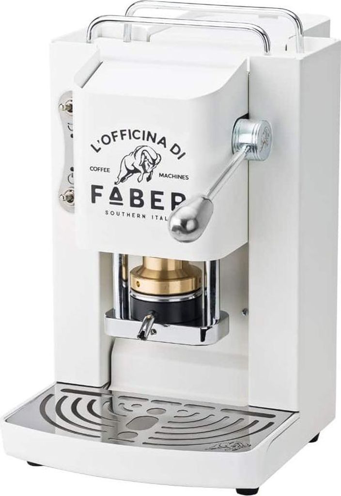 Faber 8059513691016 Faber Pro Deluxe ESE Pad Espresso Machine White