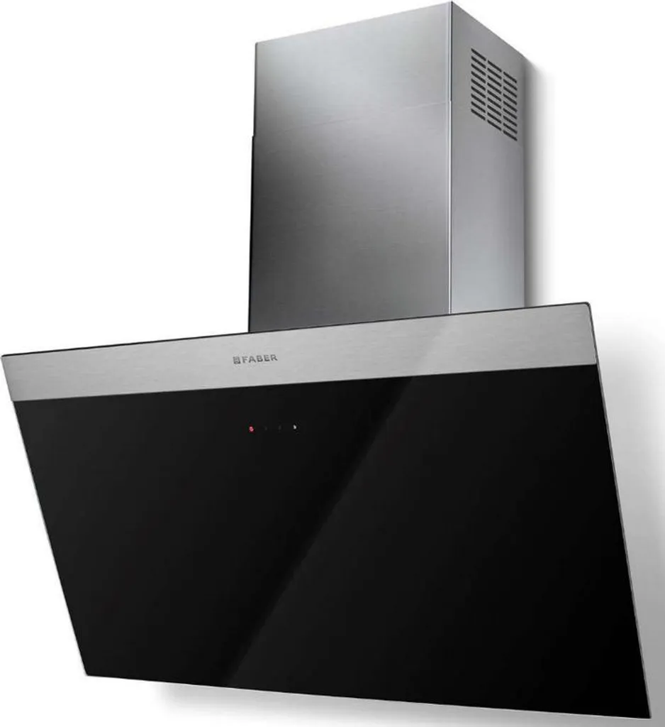 Faber Daisy Plus wall-mounted extractor hood, 80 cm, black