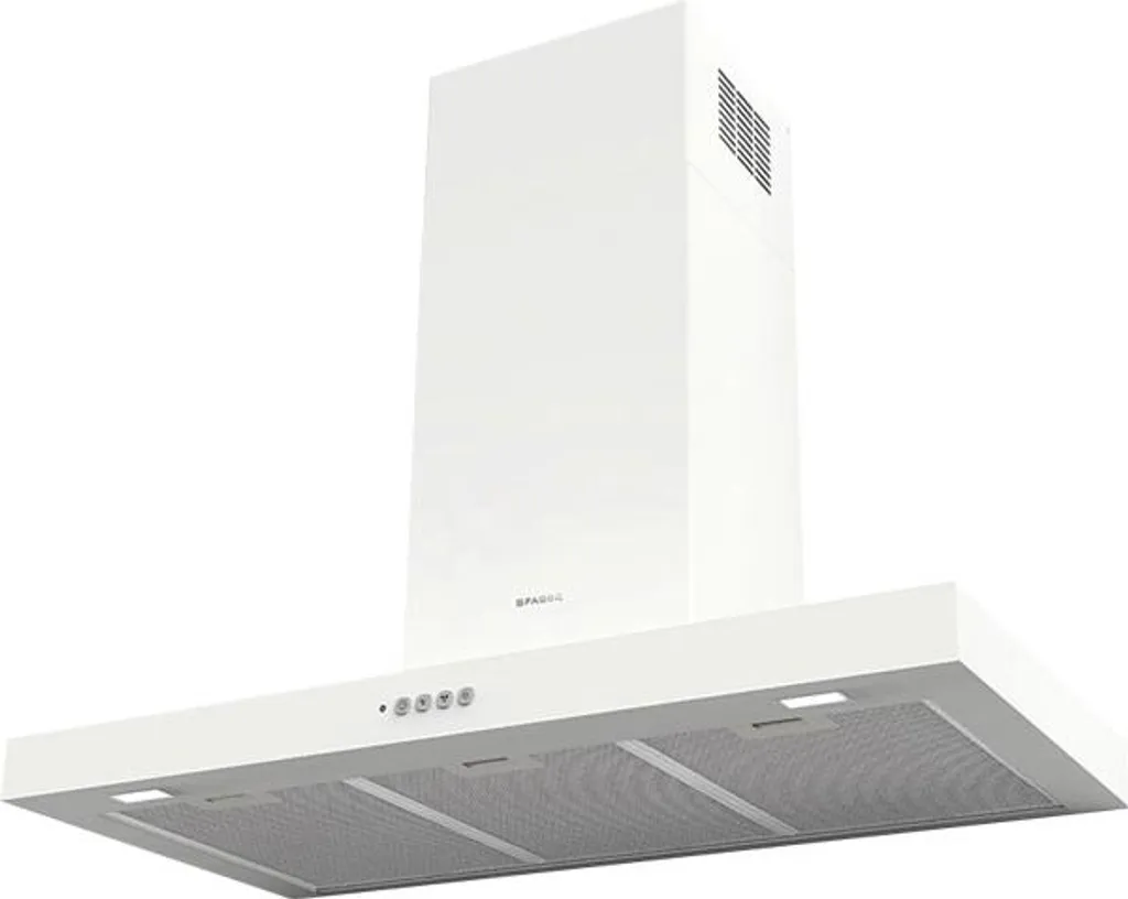 Faber Stilo Comfort wall-mounted extractor hood, 90 cm, white