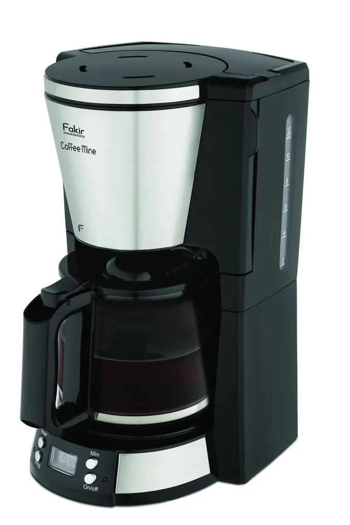 Fakir Coffee Mini Coffee Maker, 1.5 liter glass carafe, up to 12 cups, keep-warm function