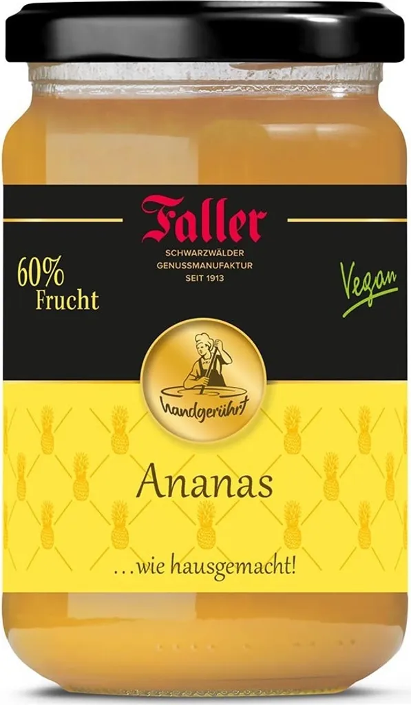 Faller Jams Faller Pineapple Jam Extra – Homemade Delight from the Black Forest