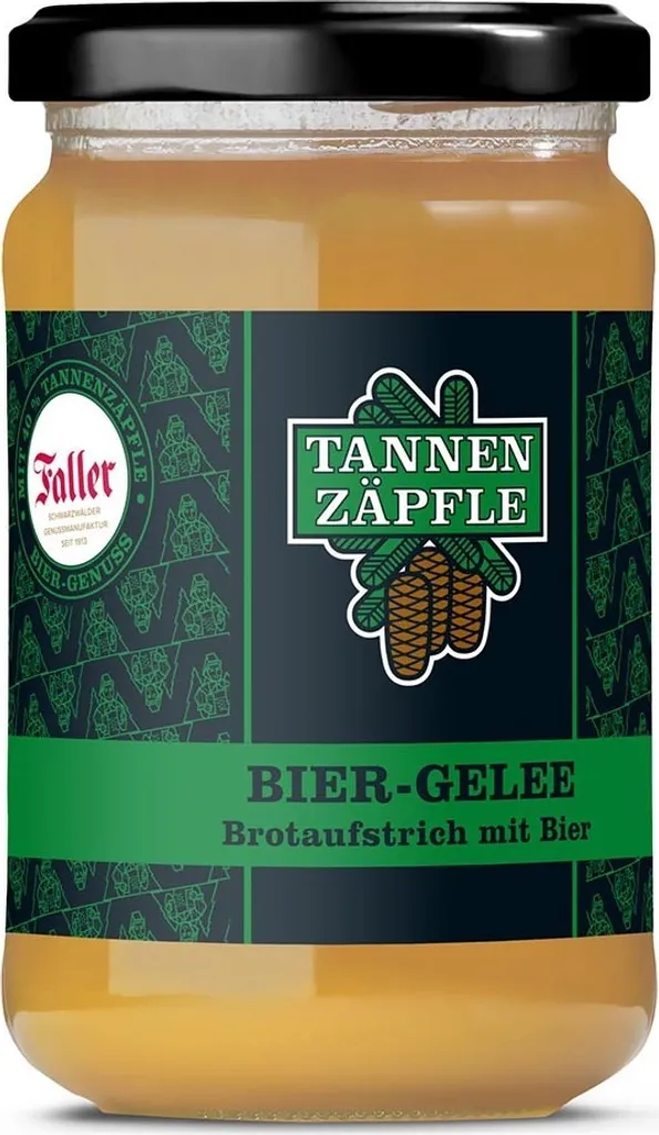 Faller Jams Faller Tannenzäpfle Beer Jelly – Homemade Spread from the Black Forest 330g