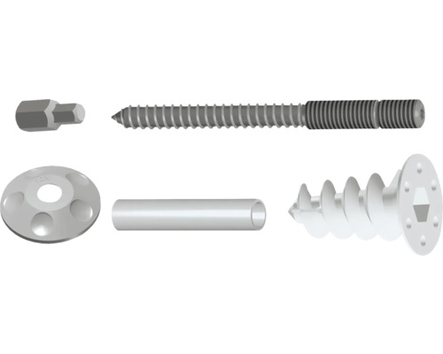 Tox Dübel Downpipe attachment Tox Thermo Vario, 4 pieces.