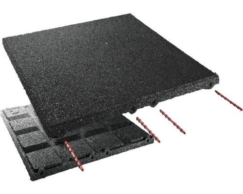 Terrasoft fall protection mat 50 x 50 x 3 cm anthracite