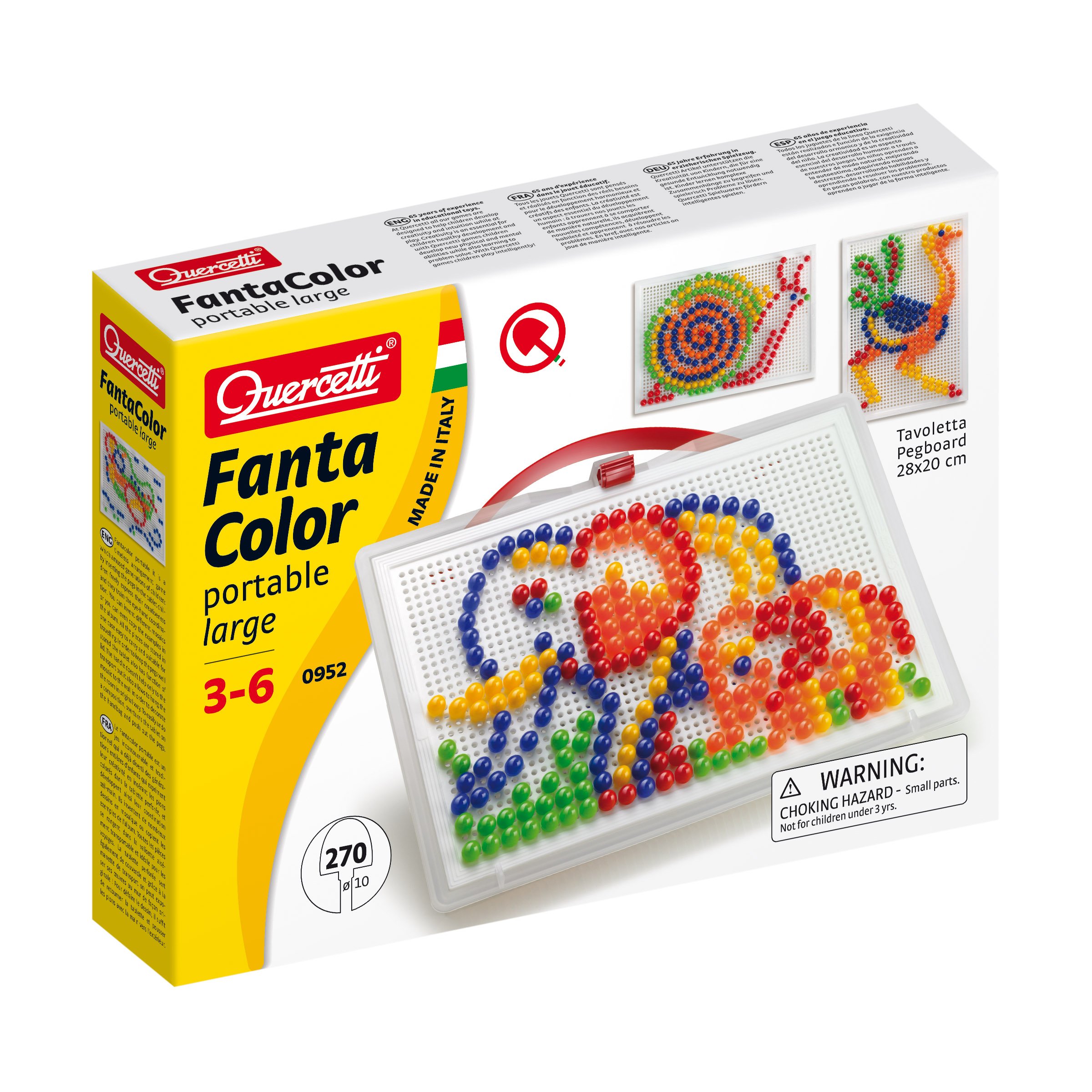 Quercetti Fantacolor Portable Peg Set