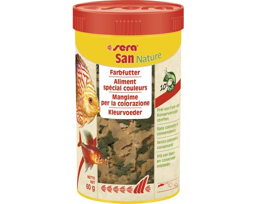 Color food sera San Nature 250 ml