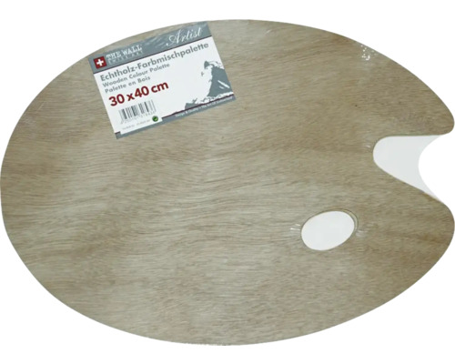 Paint mixing palette wood 30x40 cm