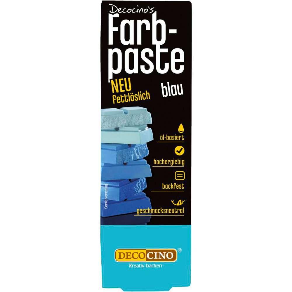 Decocino Color paste blue, fat-soluble