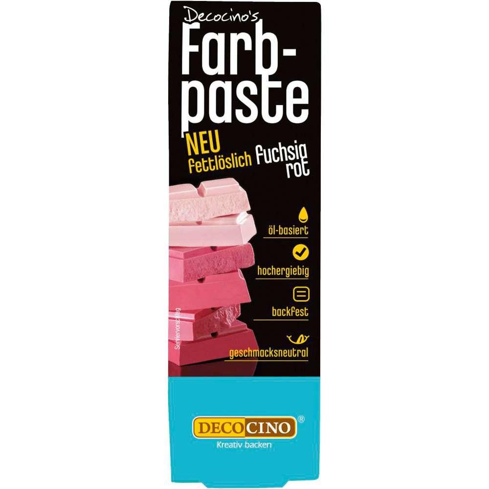 Decocino Color paste fuchsia red, fat-soluble