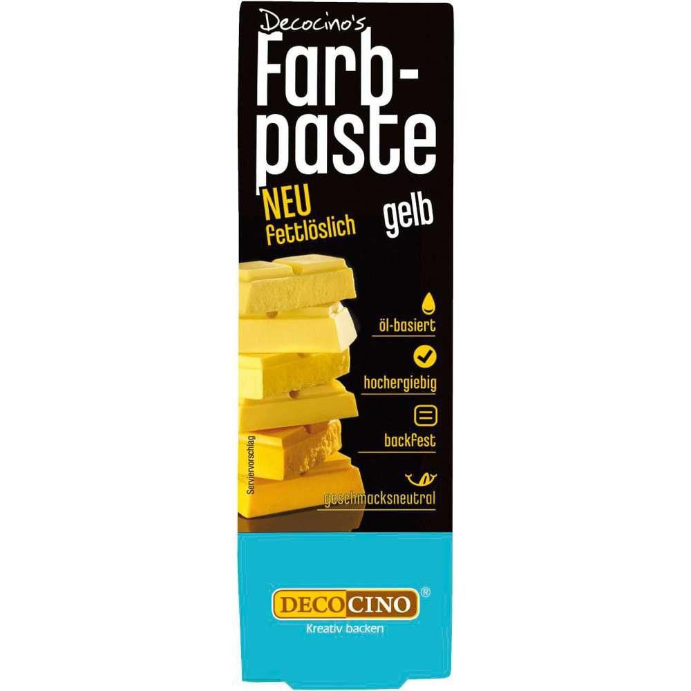 Decocino Color paste yellow, fat-soluble