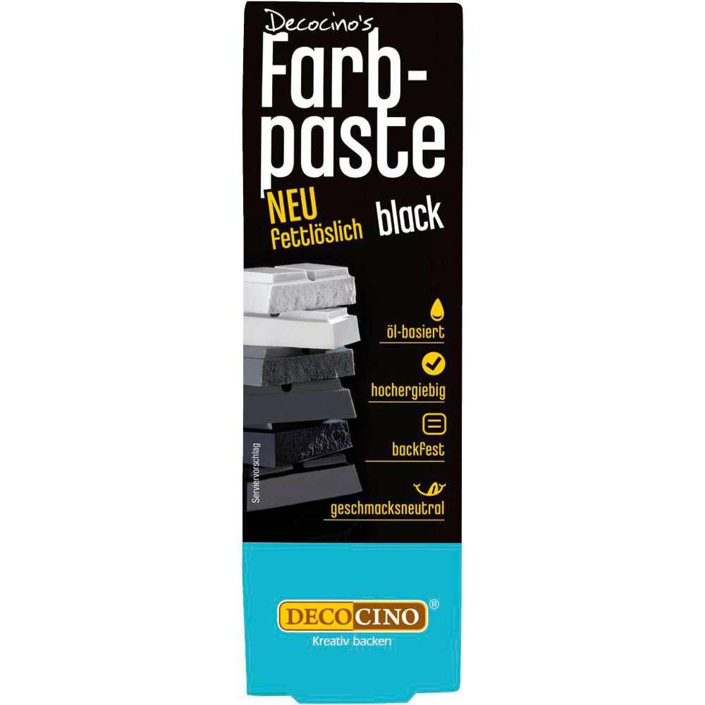 Decocino Color paste black, fat-soluble