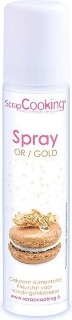 75 ml Gold Spray Paint - Scrapcooking