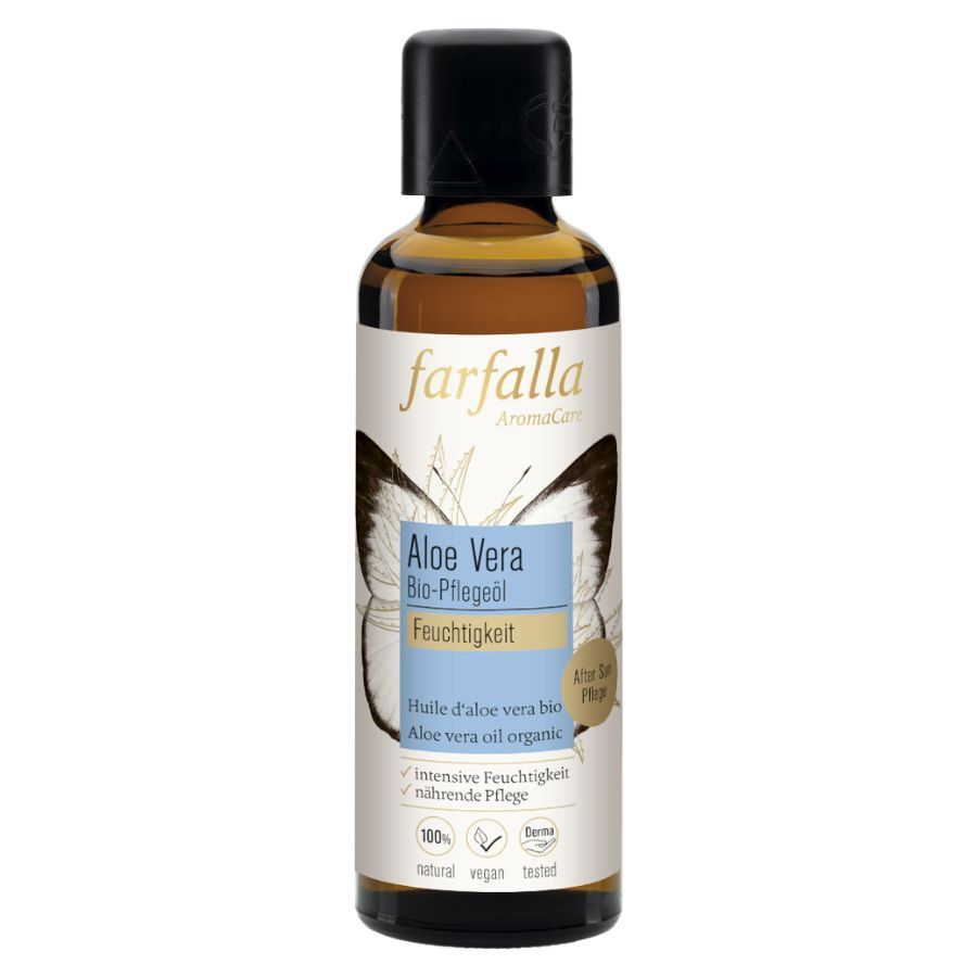Farfalla Aloe Vera, Organic Care Oil, Moisturizer 75 ml