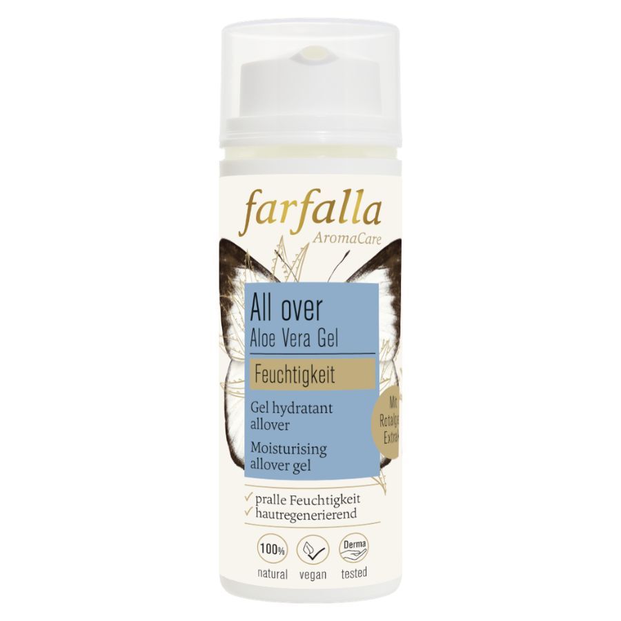 Farfalla Aloe Vera, Organic Moisturizing All-Over Gel 50 ml
