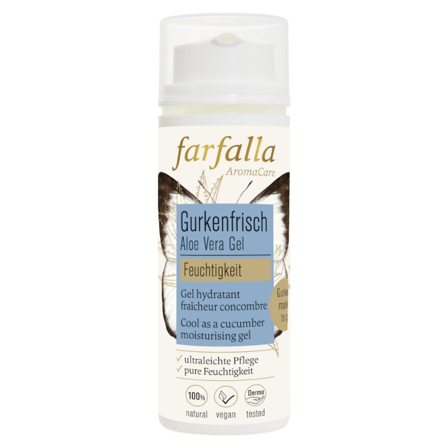 Farfalla Aloe Vera, Cucumber-Fresh Moisturizing Gel, Organic Moisture 50 ml