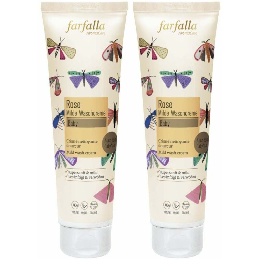 farfalla AromaCare Rose Mild Washing Cream 290 ml