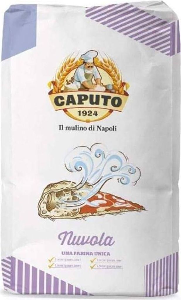 Farina Molino Caputo Nuvola Pizza Napoli Pizza Flour for light dough 25kg 100% natural flour type 0 25000g