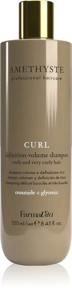 FarmaVita Amethyste Curl Shampoo with nourishing effect Curl care for curly hair