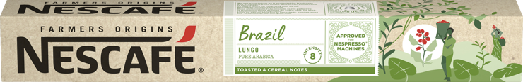 Nescafé Farmers Origins Brazil Lungo Capsules