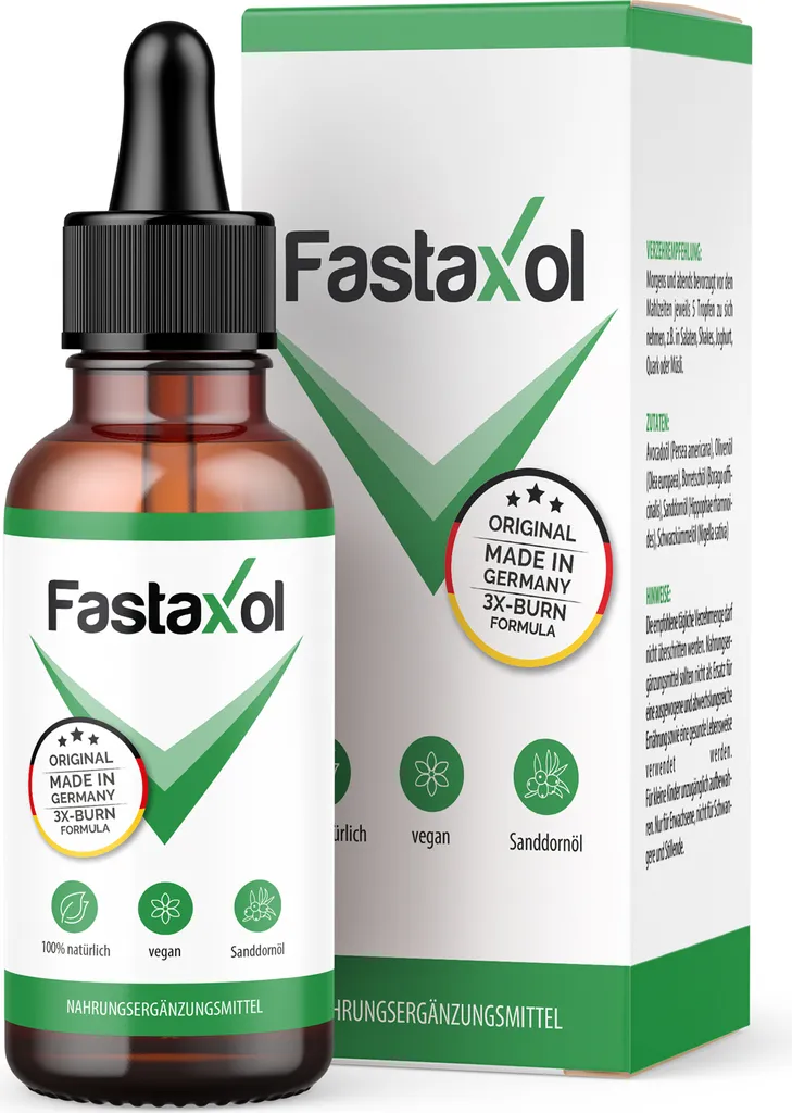 MayProducts Europe UAB Fastaxol Oil Complex Drops | with plant oils | suitable for men and women | 30 ml per bottle (1x) 30 ml