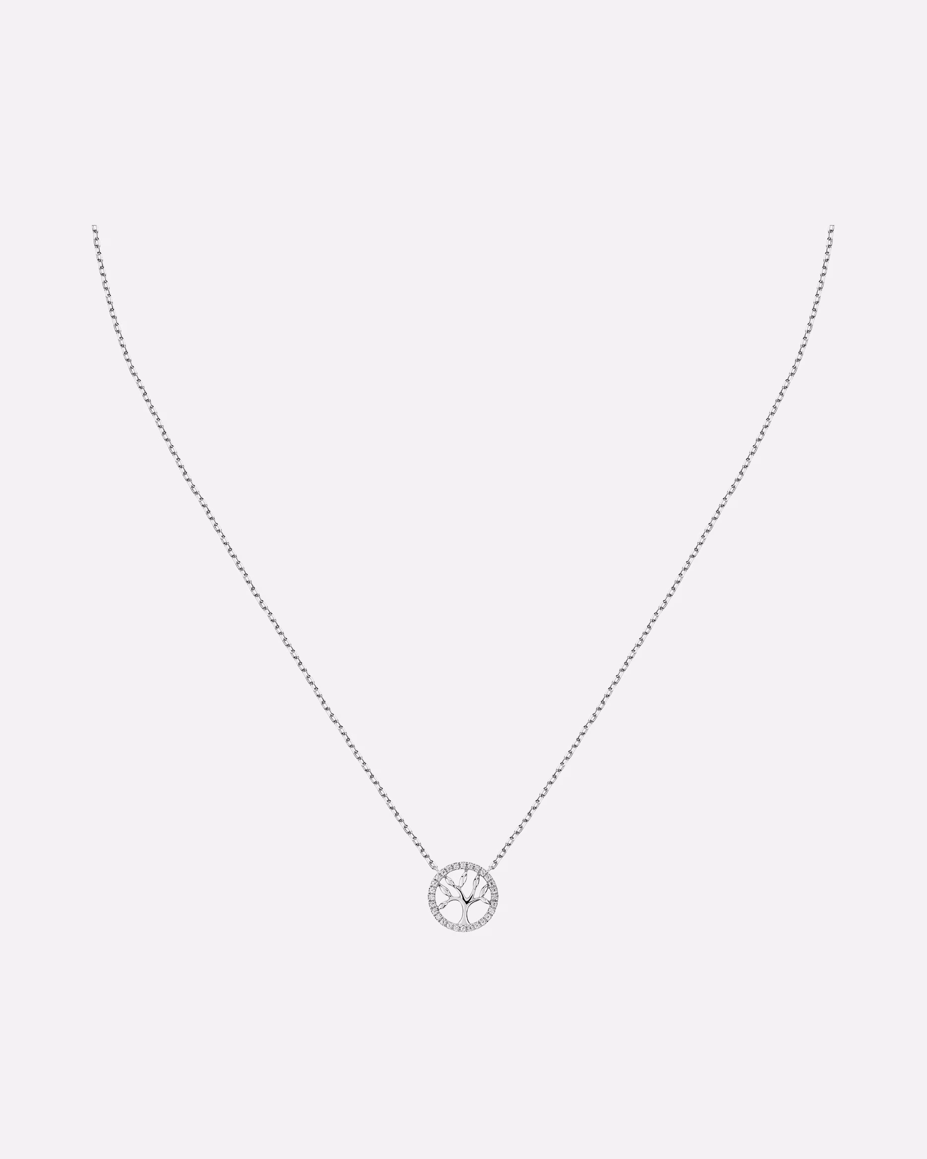FAVS necklace chain 375 white gold