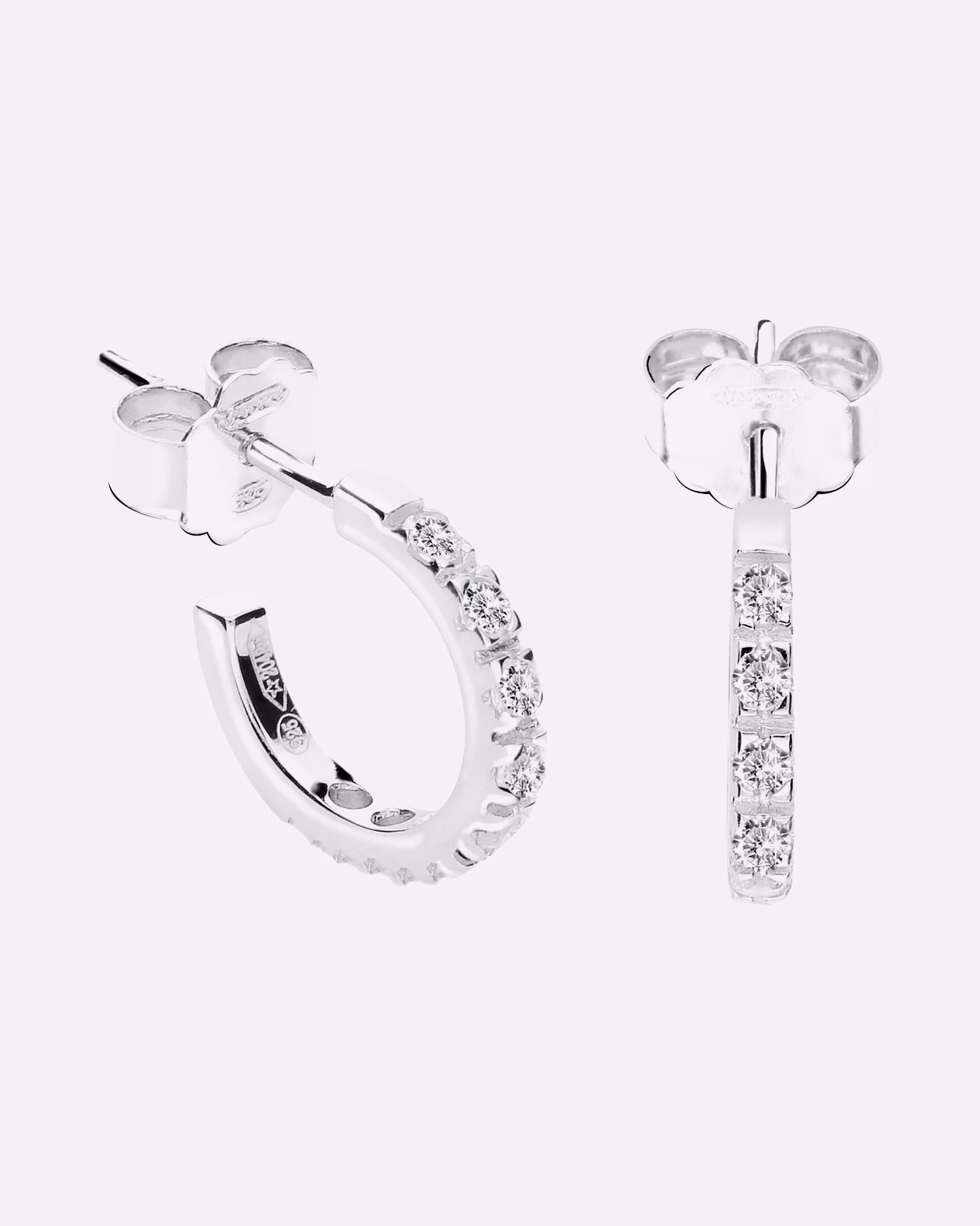 FAVS earring hoop earrings 925 silver