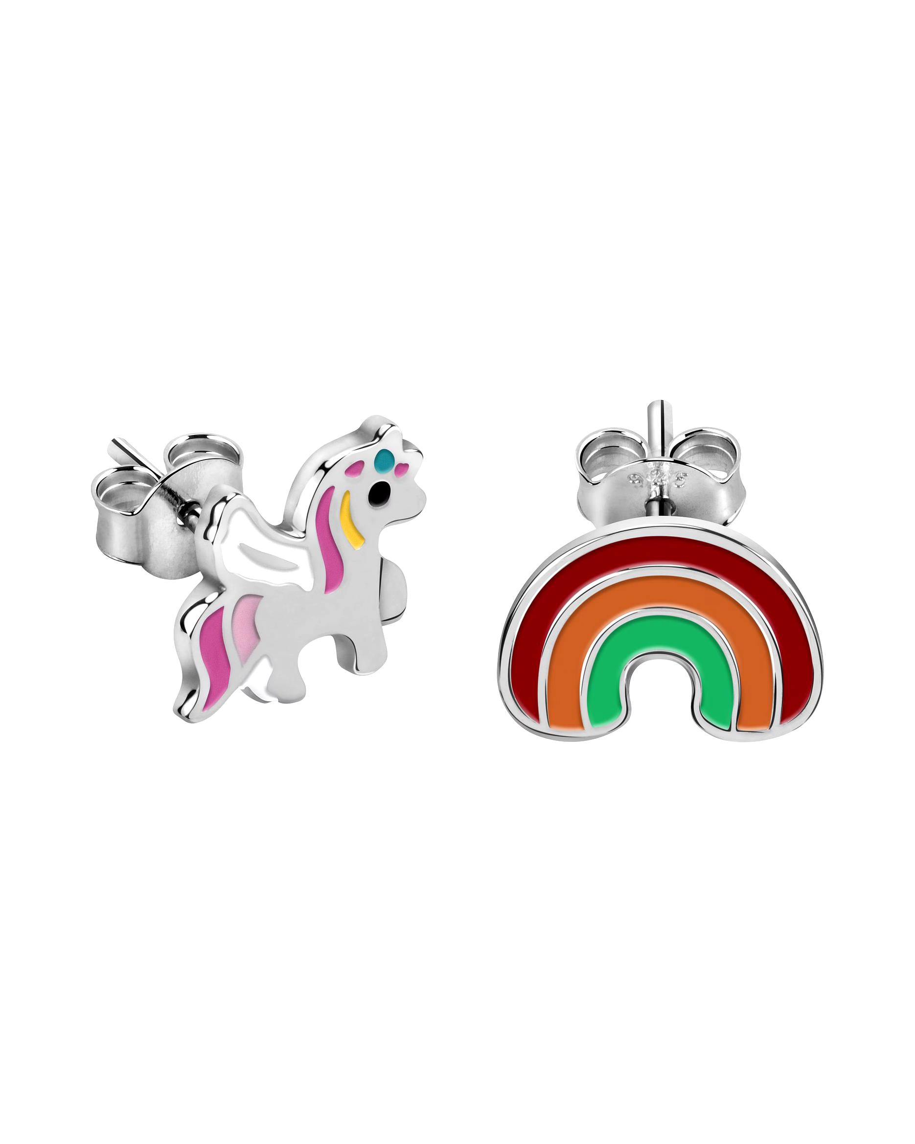 FAVS earring children's earring 925 silver, enamel