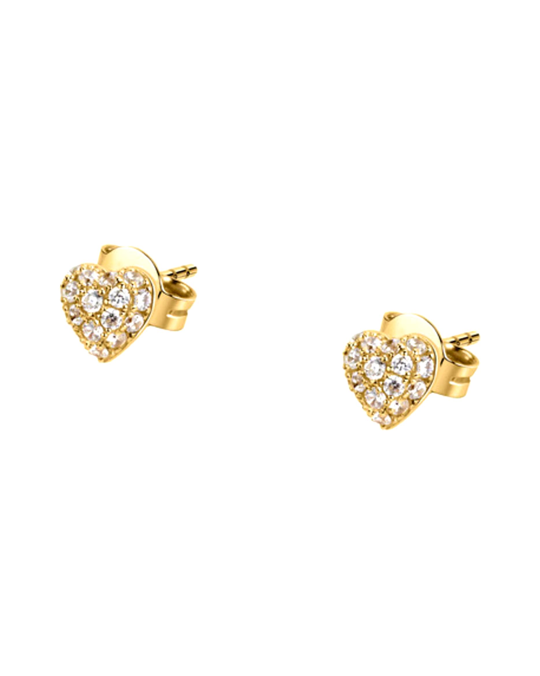 FAVS earring stud earrings 375 yellow gold
