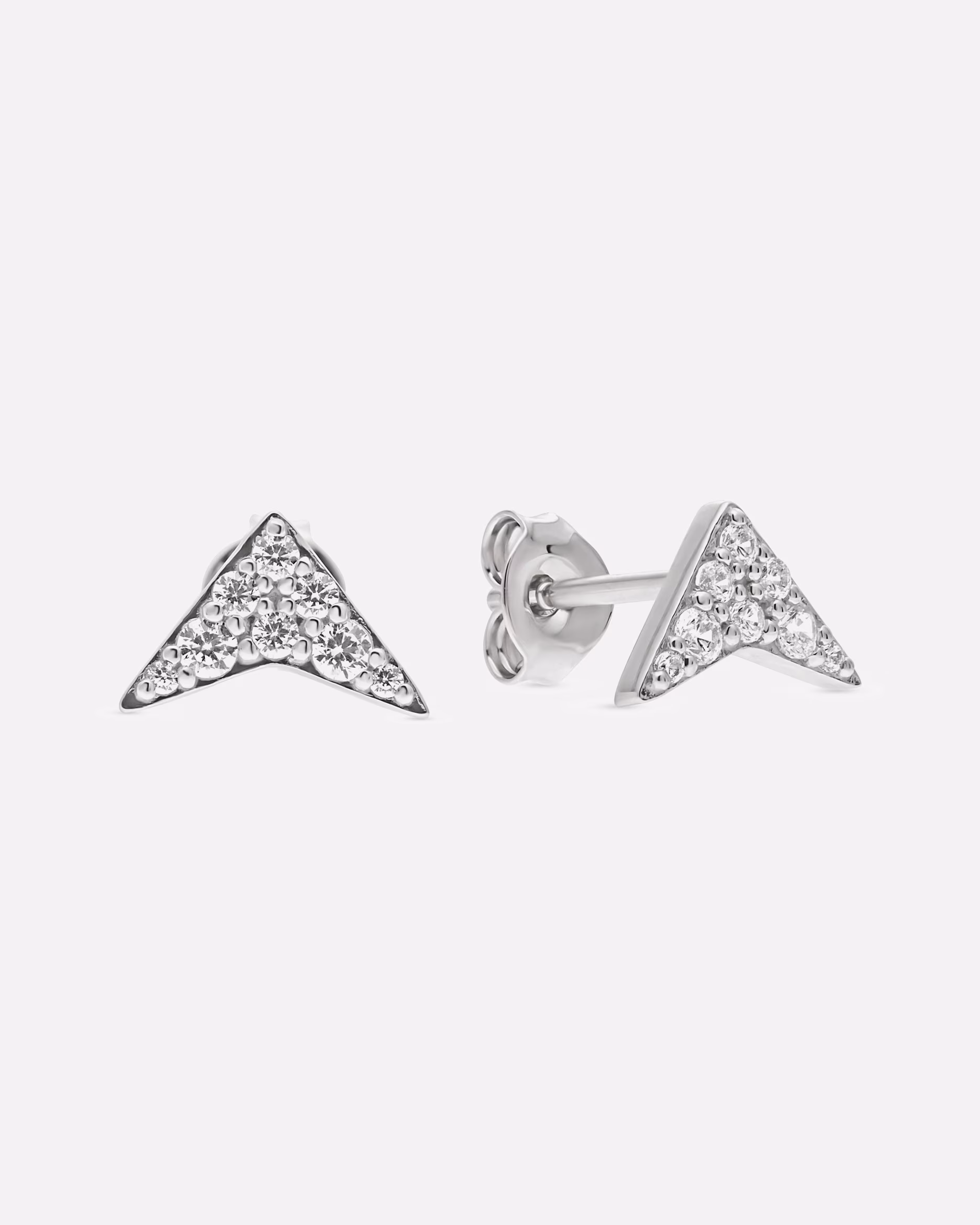 FAVS earring stud earrings 375 white gold