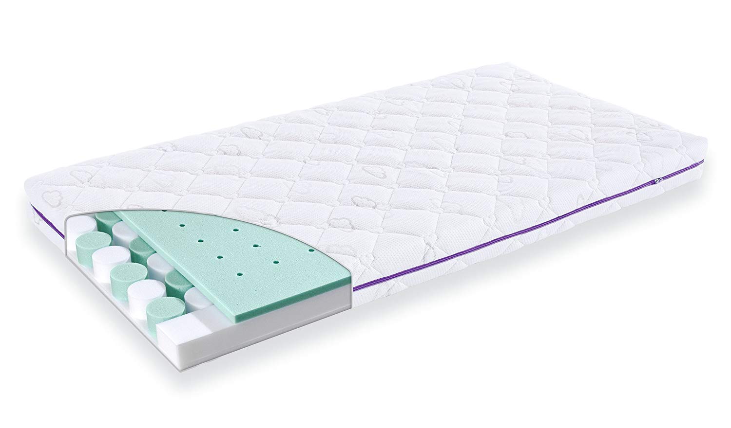 Traeumeland Träumeland T014751 Traumplanet Baby Mattress 60 x 120 cm