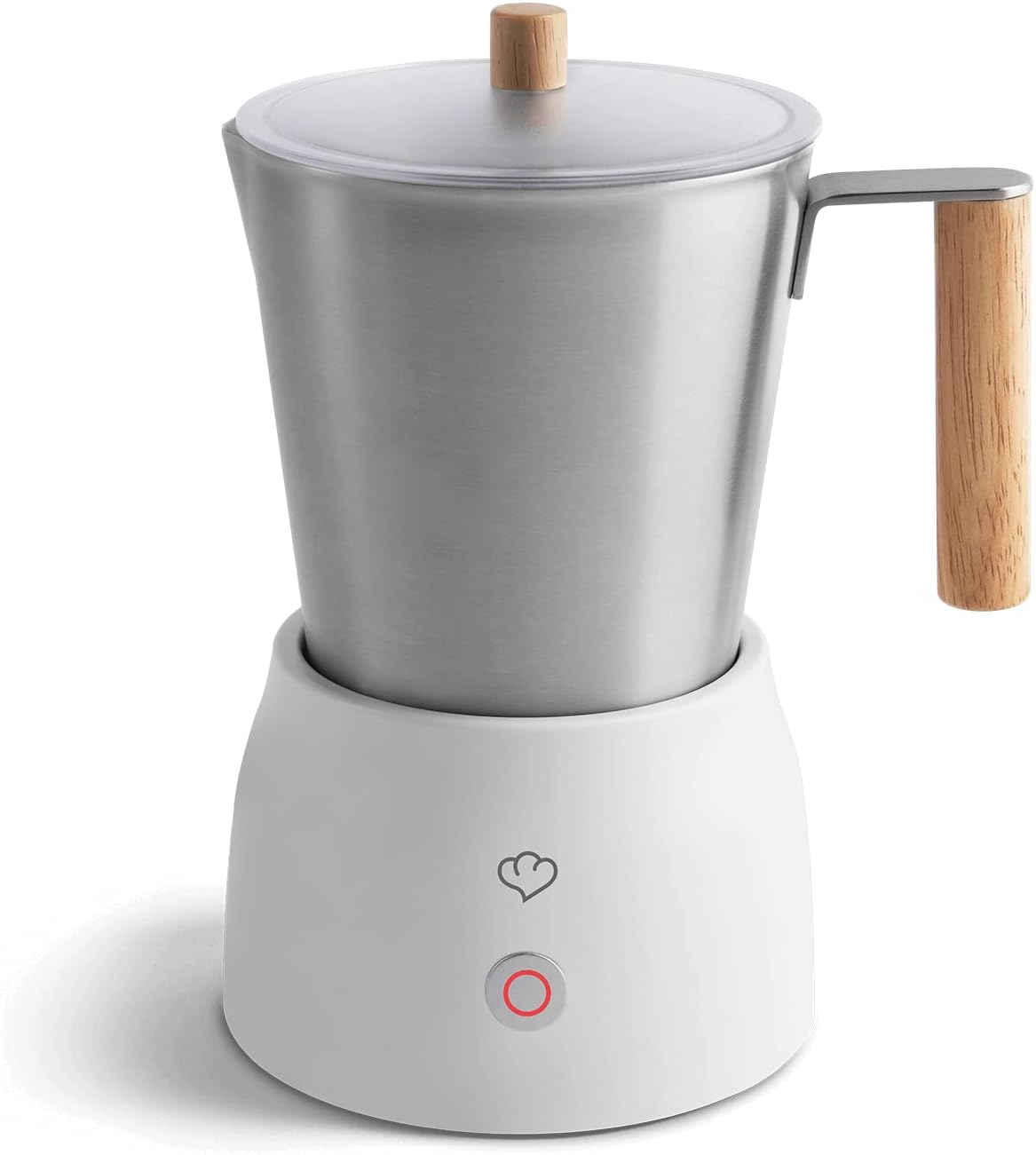 Springlane kitchen electric milk frother Mia, stainless steel, 600W, 2 inserts, 250ml, dishwasher-safe