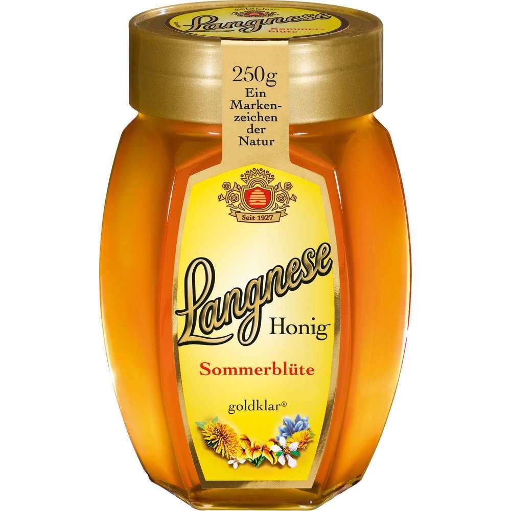 Langnese Fine Selection Summer Blossom Honey, golden clear