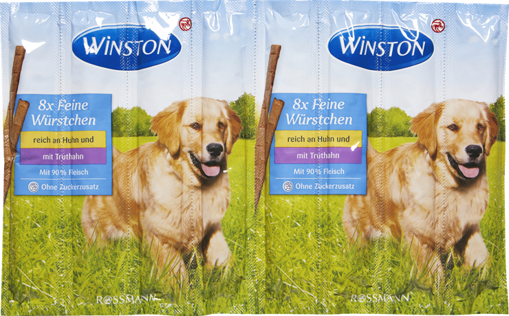 Winston Fine sausages rich in chicken and with turkey
