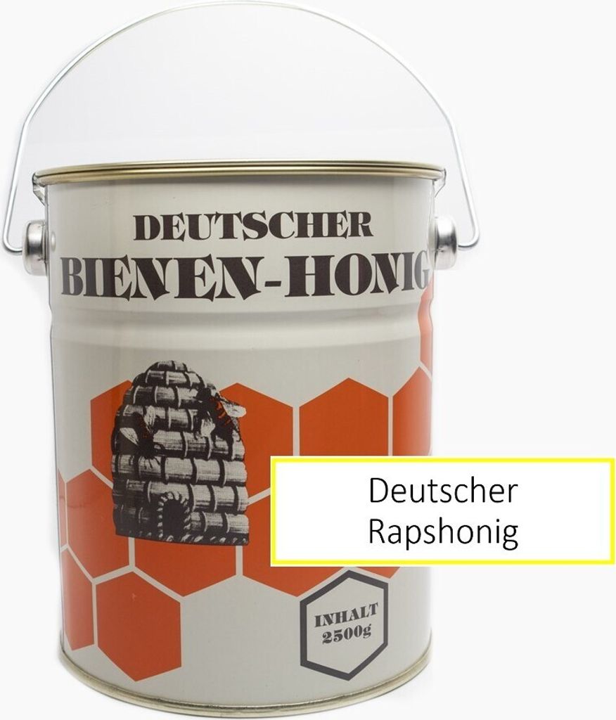 Apis Aurum GmbH Fine rapeseed honey from the beekeeper in Neustadt (Hessen) - 2.5 kg in a honey bucket
