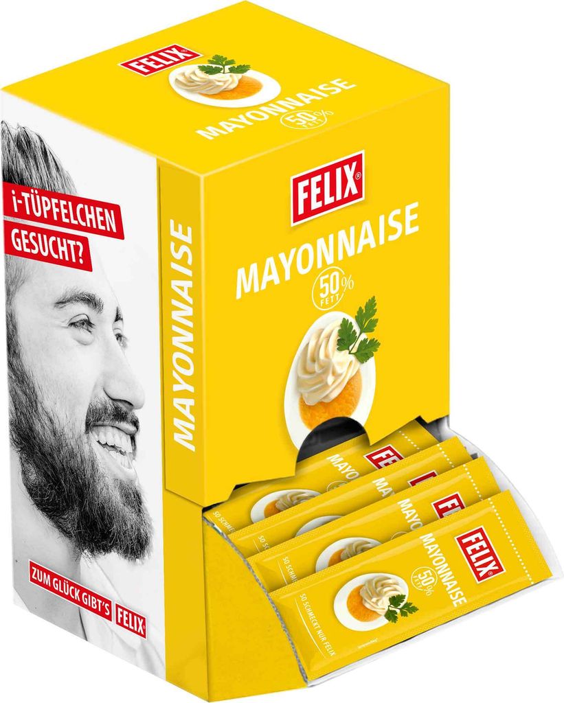 FELIX Mayonnaise 50 percent 100x18g