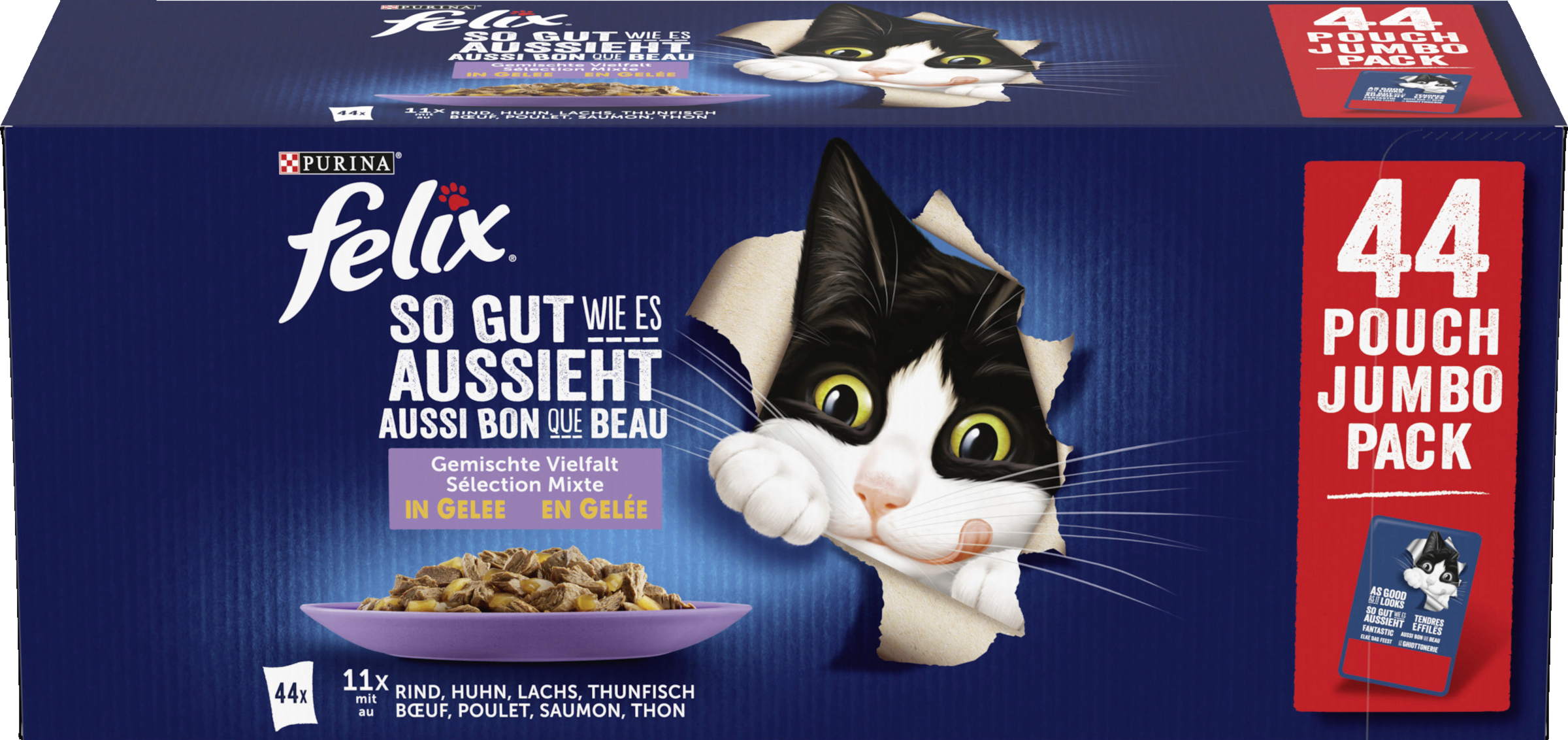 Felix As Good As It Looks Mixed Variety in Jelly Jumbo Pack