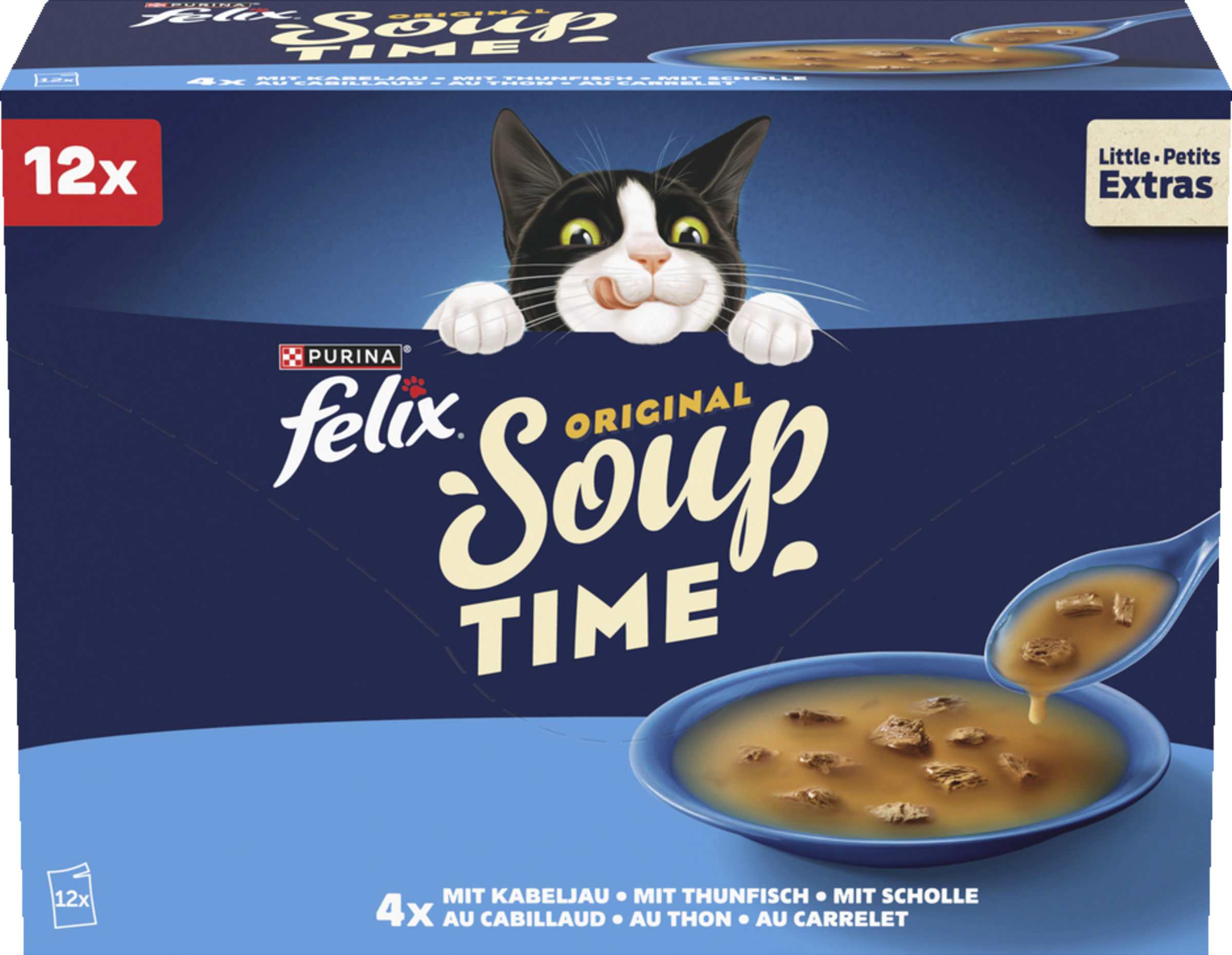 Felix Soup Time Original Flavor Variety from Water Multipack 576g