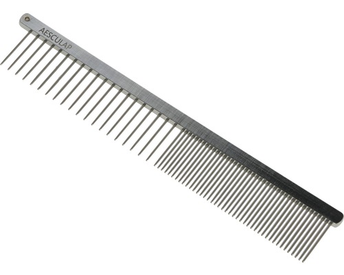 Hornbach Aesculap fur comb with stainless steel handle 190 x 30 mm