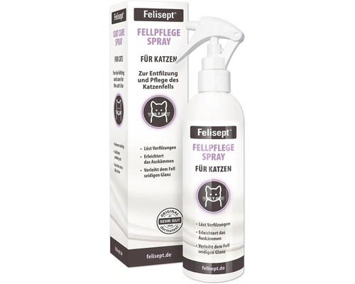 Hornbach Felisept® Cat Grooming Spray 250 ml Detangling Spray gives the coat a silky shine