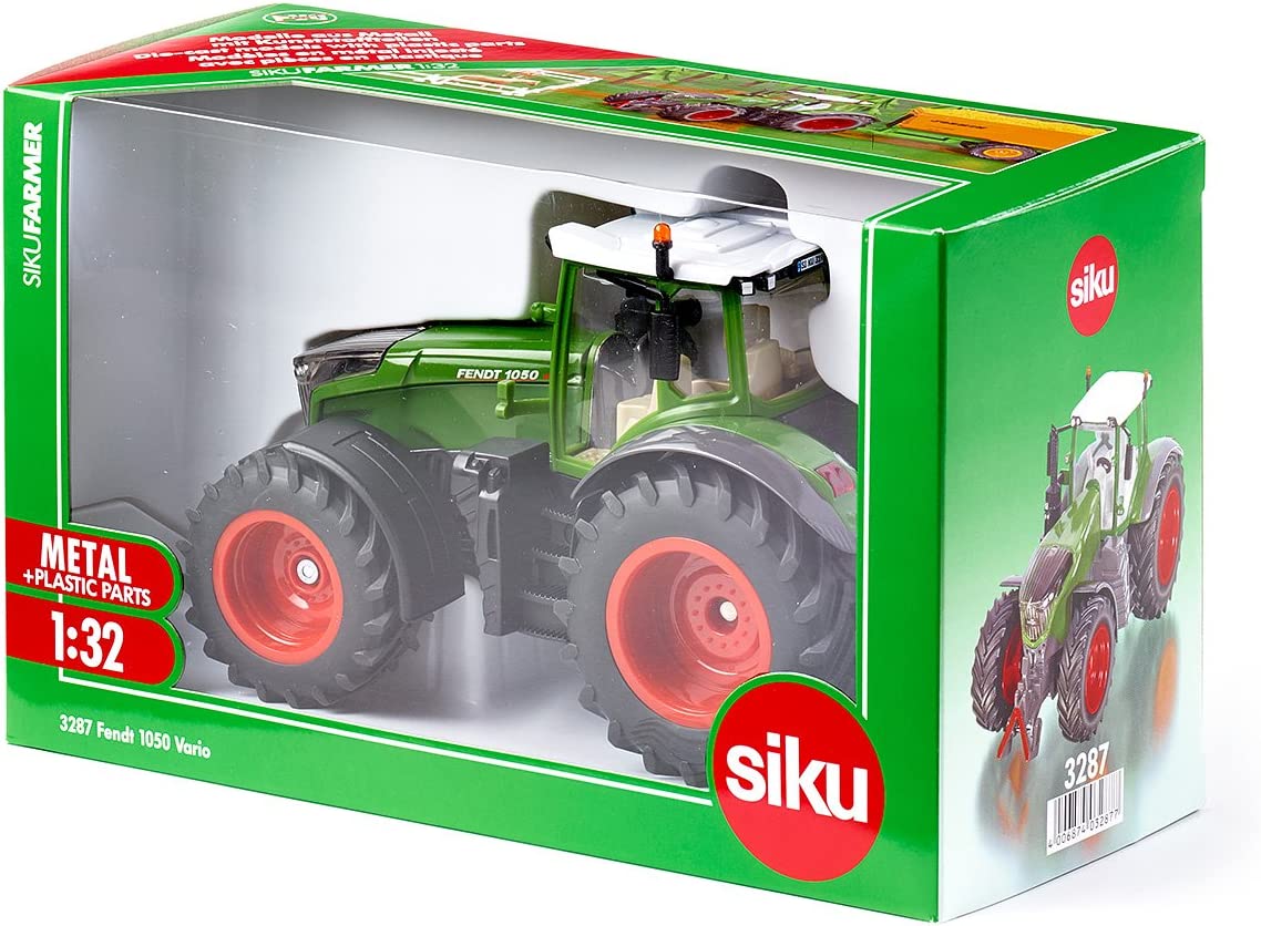 SIKU John Deere 6210R Model Tractor, Fendt 1050