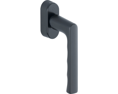 Window handle Hoppe SecuForte 11701377 Hamburg 0700/UD9020 black Pin length variable 32-42 mm including fastening screws