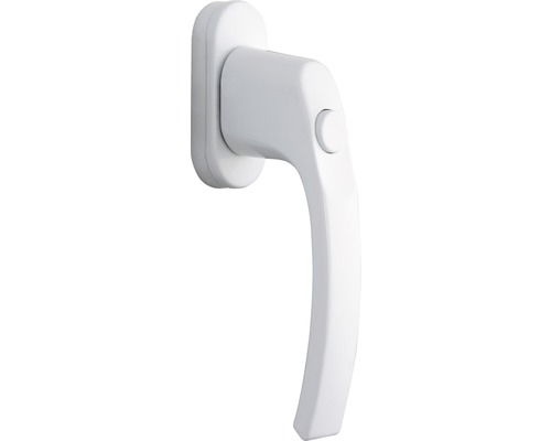 Alpertec Window olive (window handle) Nepomuk aluminium/white matt with push button