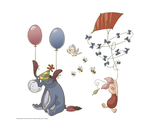 Komar Window sticker Disney Edition 4 Disney Winnie the pooh 31 x 31 cm orange