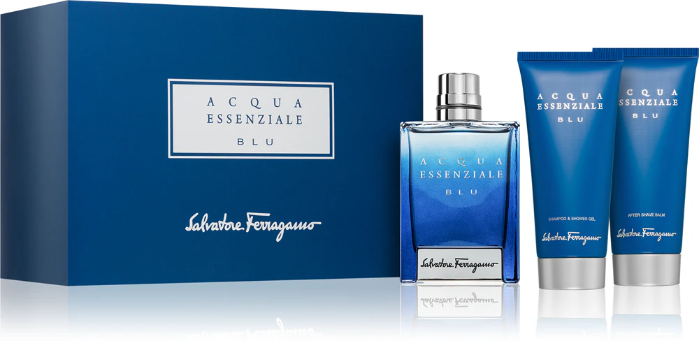 Ferragamo Acqua Essenziale Blu gift set for men