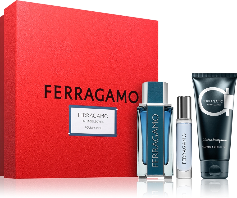 Ferragamo Intense Leather Set Gift Set for Men