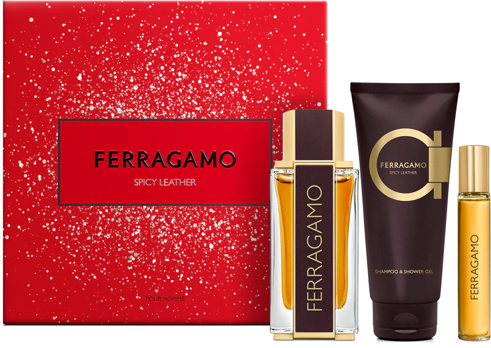 Ferragamo Spicy Leather Gift Set for Men