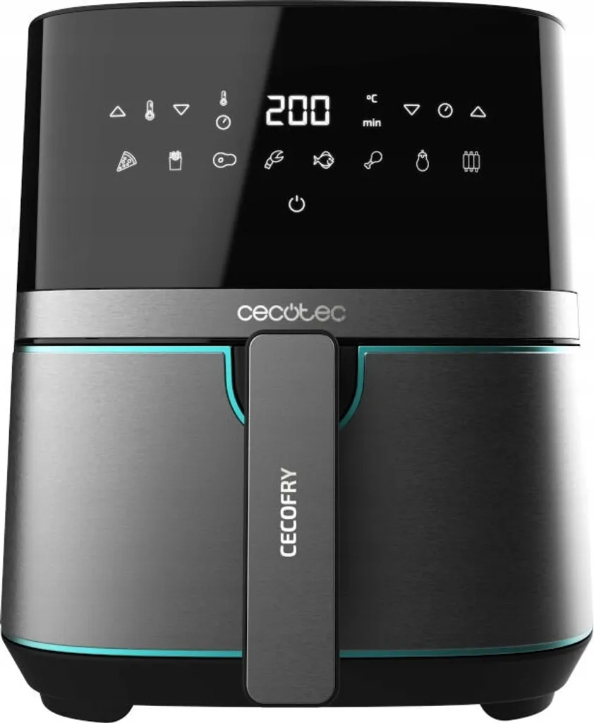 Fat-free fryer Cecotec Inoxblack 5.5L 1700W Perfectcook 8 modes